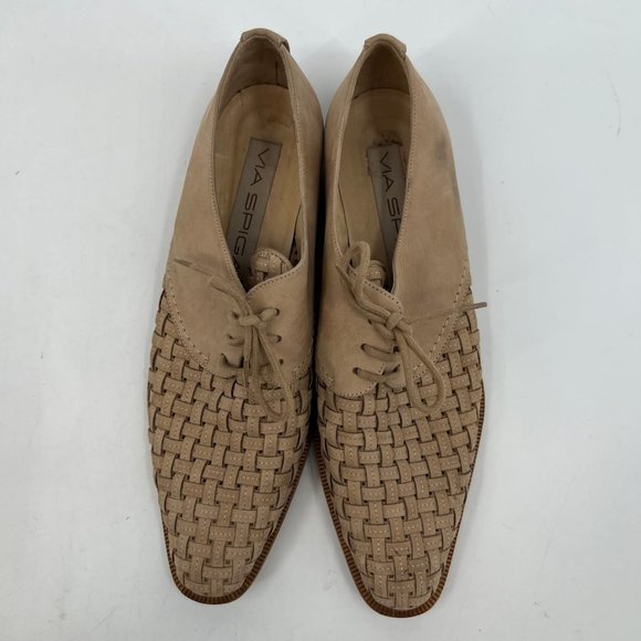 Via Spiga Tan Brogue Flats & Loafers | Made in Italy - Picture 8 of 9